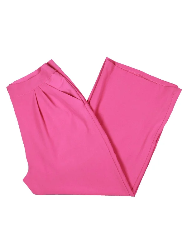 women's sweatpantsWomens Pleated Professional Wide Leg Pants