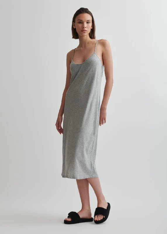 Zip-Up DressLong Sexy Slip