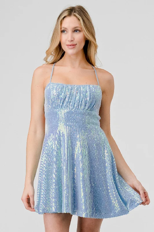 women's fair-trade dressesSammy Dress - Light Blue