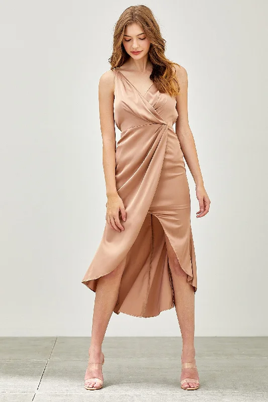 women's high-end dressesToga Dress - Mocha