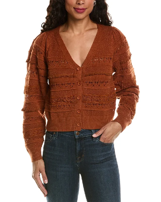 Thick Cashmere SweatersALLISON Levy Crochet Cardigan