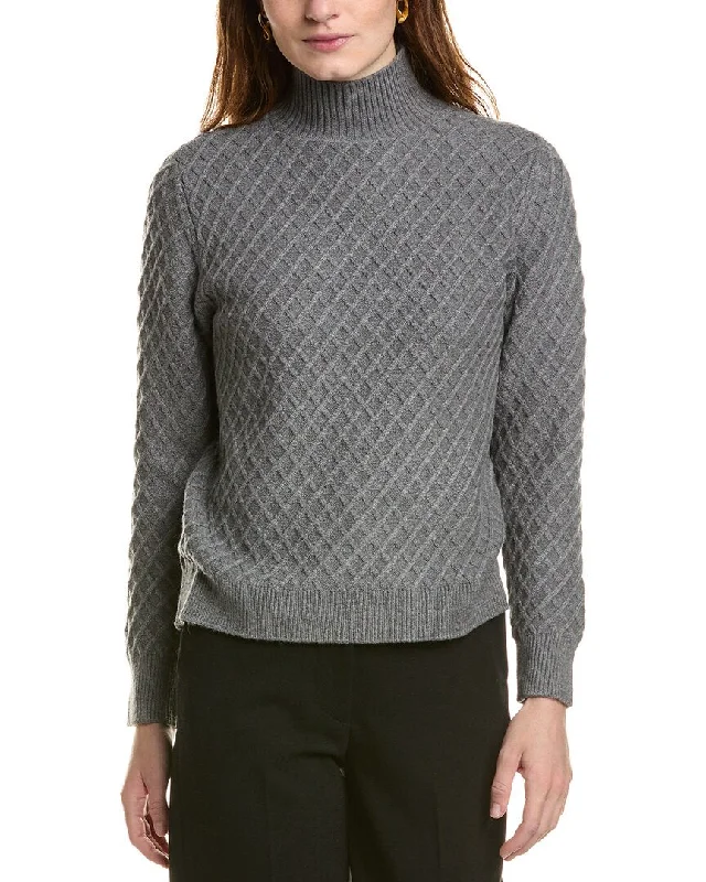 Trendy SweatersAnne Klein Mock Neck Sweater