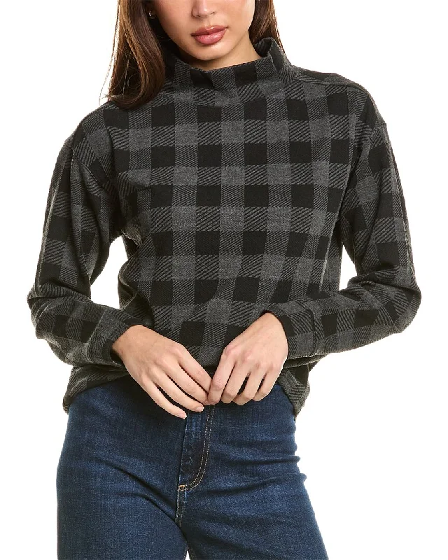 Affordable Women's Sweatersbeachlunchlounge Tameron Plaid Sweater