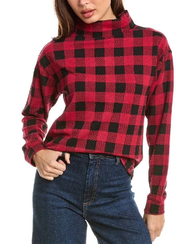 Colorful Casual Sweatersbeachlunchlounge Tameron Plaid Sweater