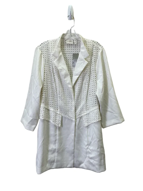 women's coats for fall and winter transitionsBlazer By Chicos In White, Size: Xl