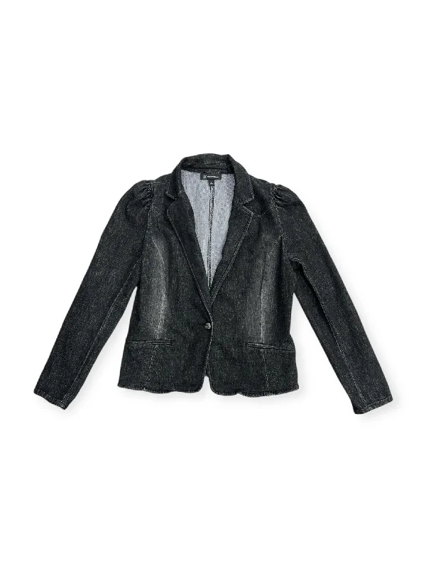 women's coats for everyday wear and tearBlazer By Inc In Black Denim, Size: L