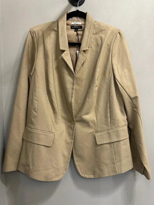 women's coats for countryside strollsBlazer By Lane Bryant In Tan, Size: Xl