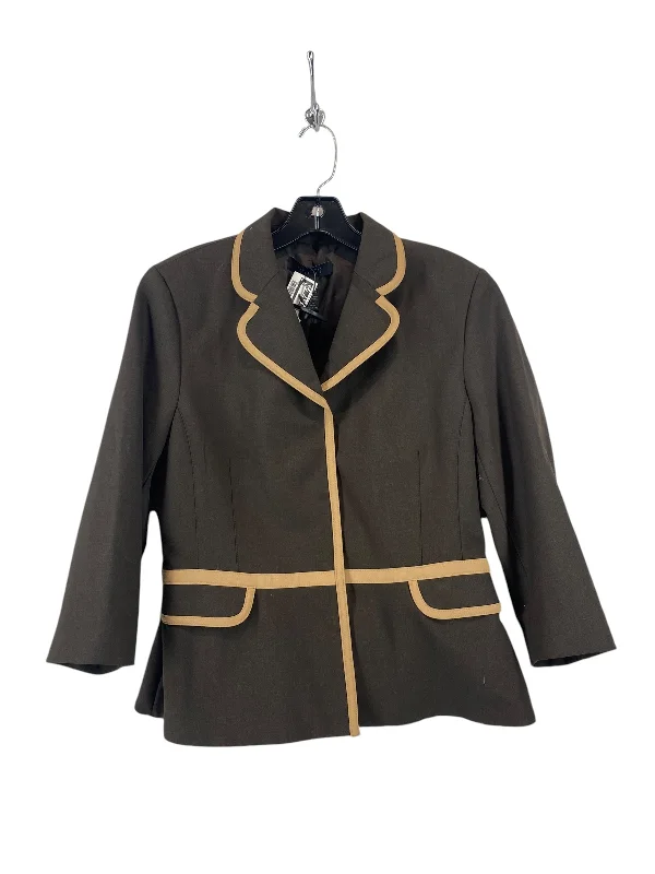 women's coats for casual FridaysBlazer By Limited In Brown, Size: L