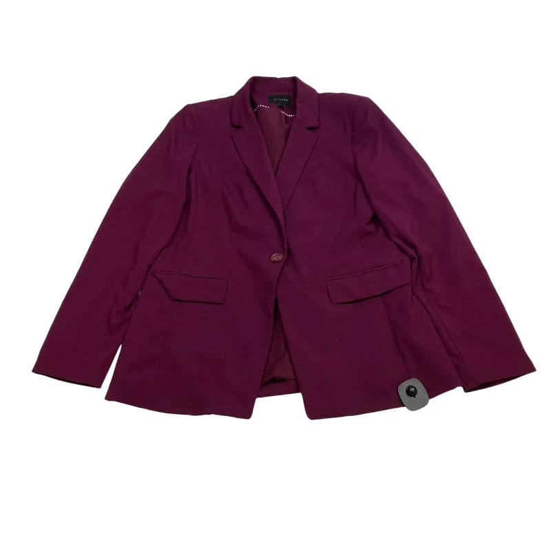 women's coats with hoodsBlazer By Limited In Purple, Size: L