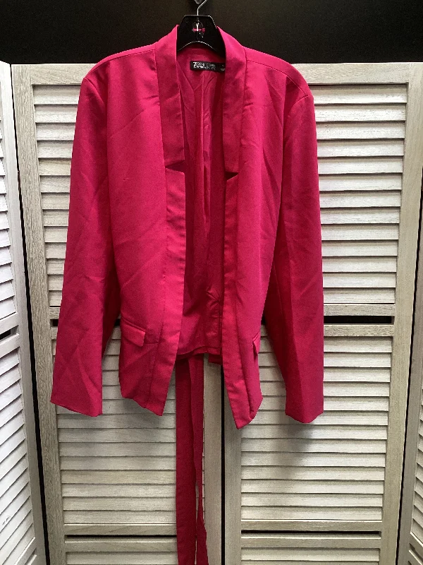 women's coats for cold weatherBlazer By New York And Co In Pink, Size: Xl