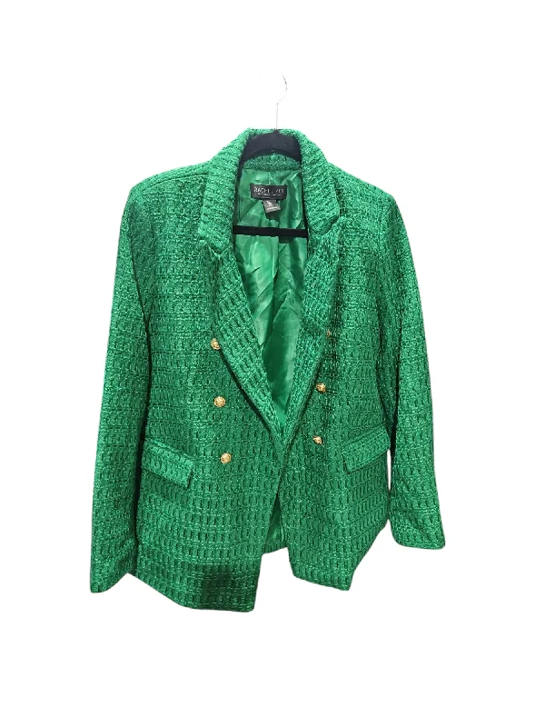 women's coats with geometric patternsBlazer By Rachel Zoe In Green, Size: L