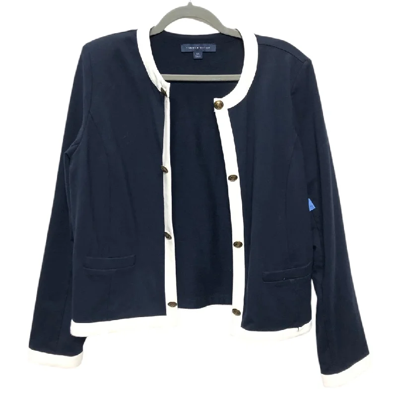 affordable women's coatsBlazer By Tommy Hilfiger In Navy, Size: L