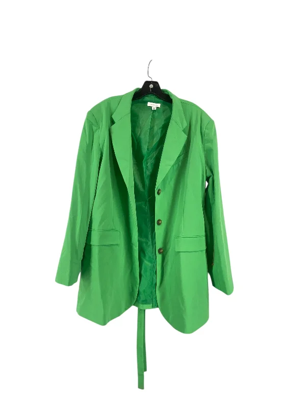 women's coats for rainy weatherBlazer By Topshop In Green, Size: 10