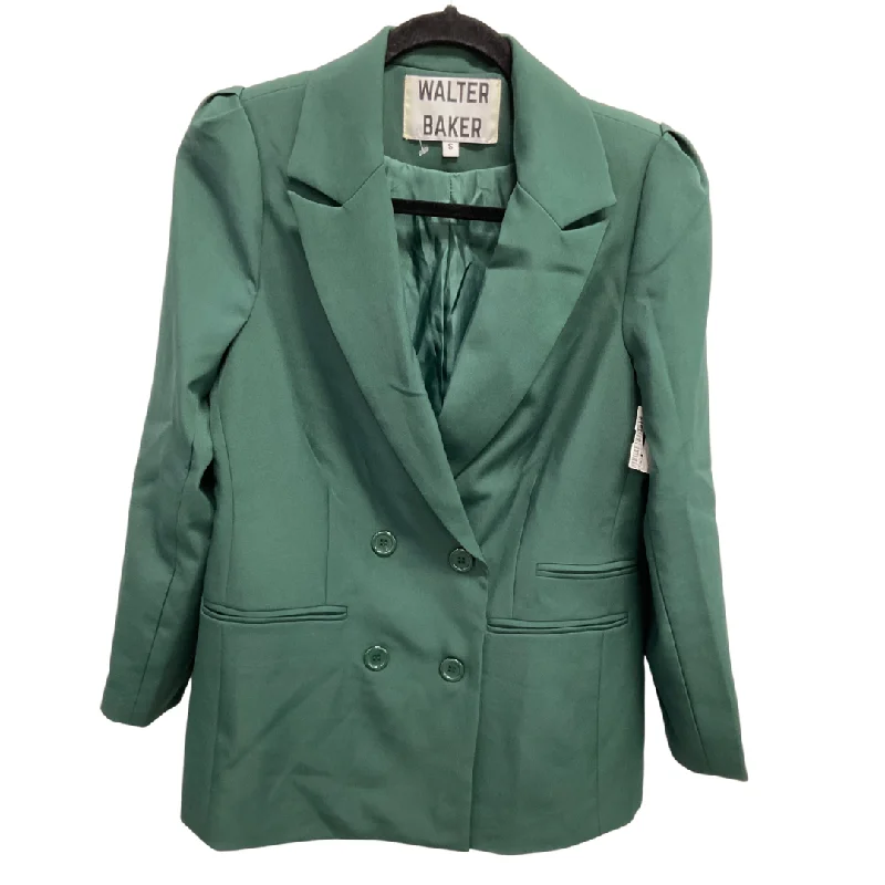 women's coats for business casual attireBlazer By Walter Baker In Green, Size: S