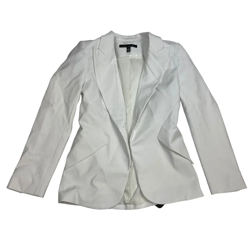 women's coats with velvet finishesBlazer By White House Black Market In White, Size: Xs