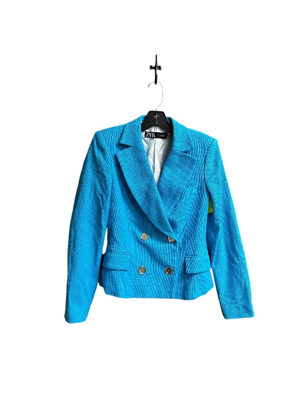 women's coats for those who want to make a fashion statementBlazer By Zara In Blue, Size: S