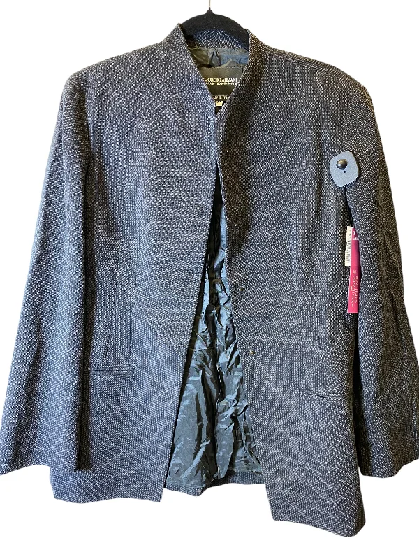 women's wool coatsBlazer Designer By Giorgio Armani In Black, Size: M