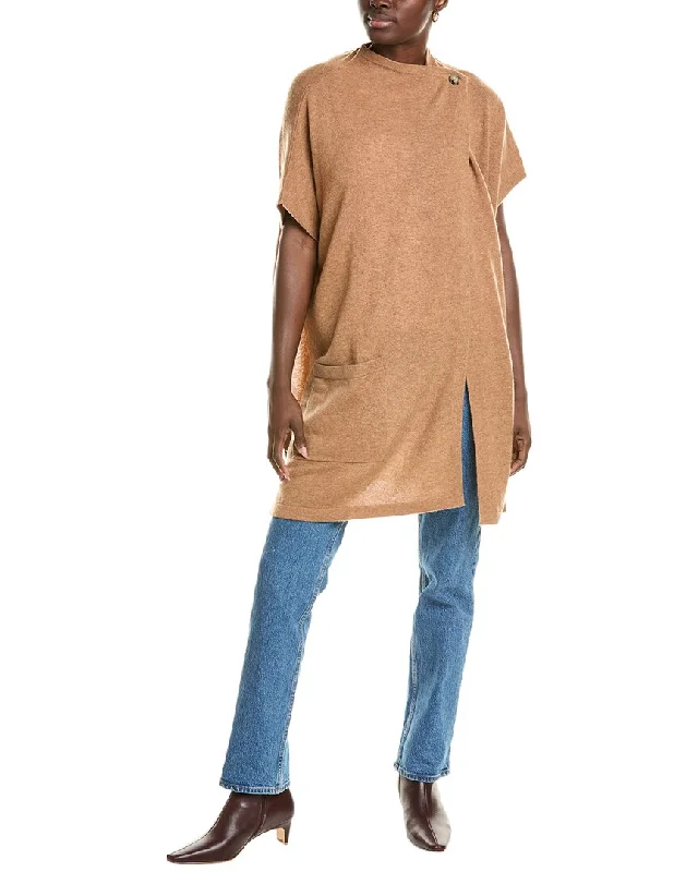 Casual SweatersBrodie Cashmere Luxe Wool & Cashmere-Blend Poncho