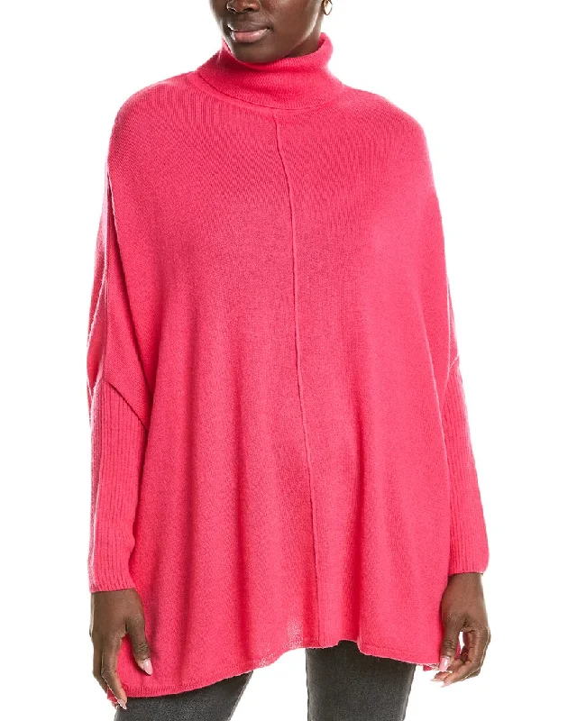 Embellished SweatersBrodie Cashmere Roll Wool & Cashmere-Blend Poncho