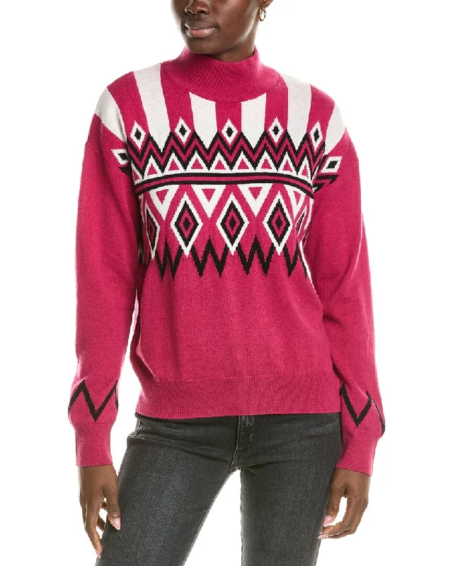 Designer Funky Hooded SweatersBrodie Cashmere Wool & Cashmere-Blend Blair Fairisle Jumper