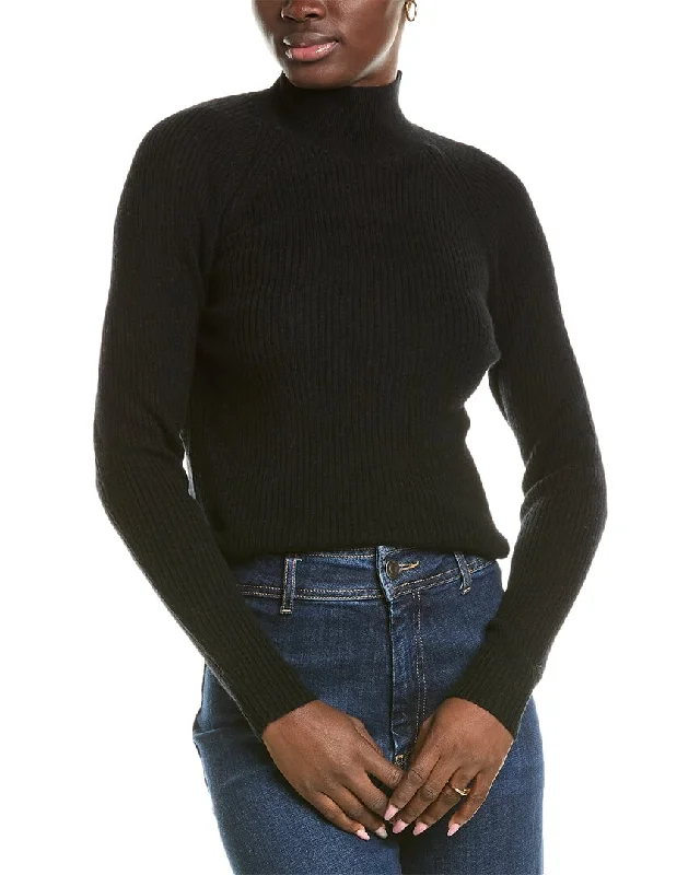 Crewneck Fair Isle SweatersBrodie Cashmere Wool & Cashmere-Blend Skinny Mock Neck Jumper