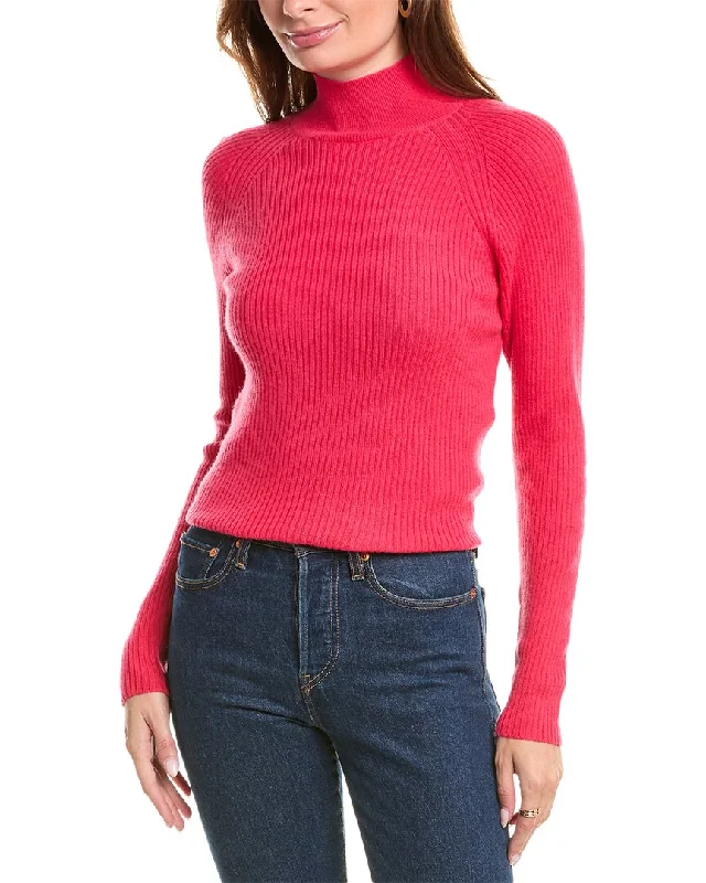 Cardigan Baby SweatersBrodie Cashmere Wool & Cashmere-Blend Skinny Mock Neck Jumper