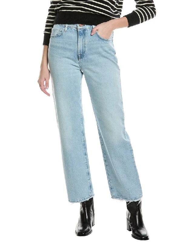 women's denim jeans with leather patchesFRAME Denim Le Jane Ankle Jean