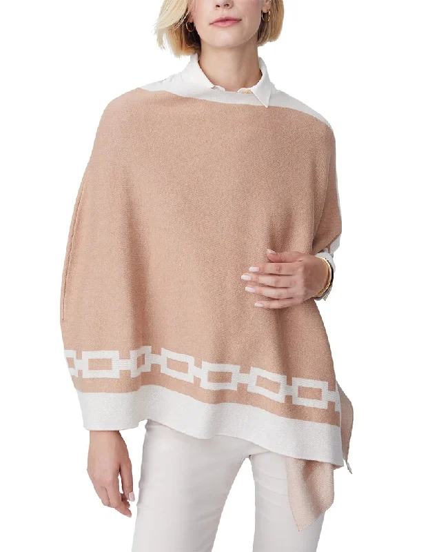 Plus-Size Quick-Dry Soft Knitted SweatersJ.McLaughlin Angus Poncho