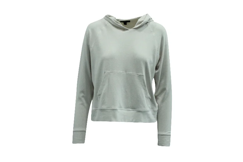 Pullover SweatersJames Perse Oversized Hoodie in White Cotton