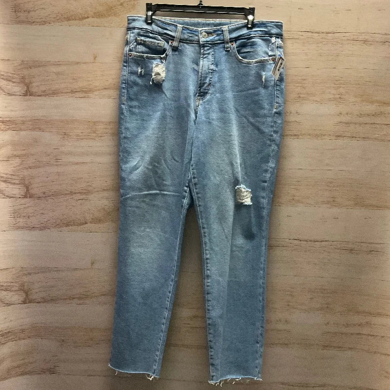 women's cropped denim jeansJeans Skinny By Old Navy In Blue Denim, Size: 10