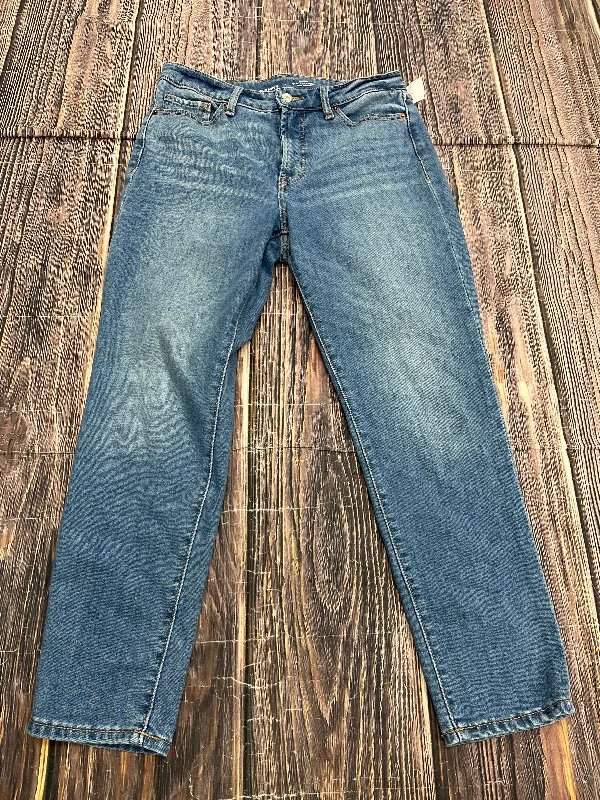 women's denim jeans for a night at the clubJeans Straight By Old Navy In Blue Denim, Size: 6