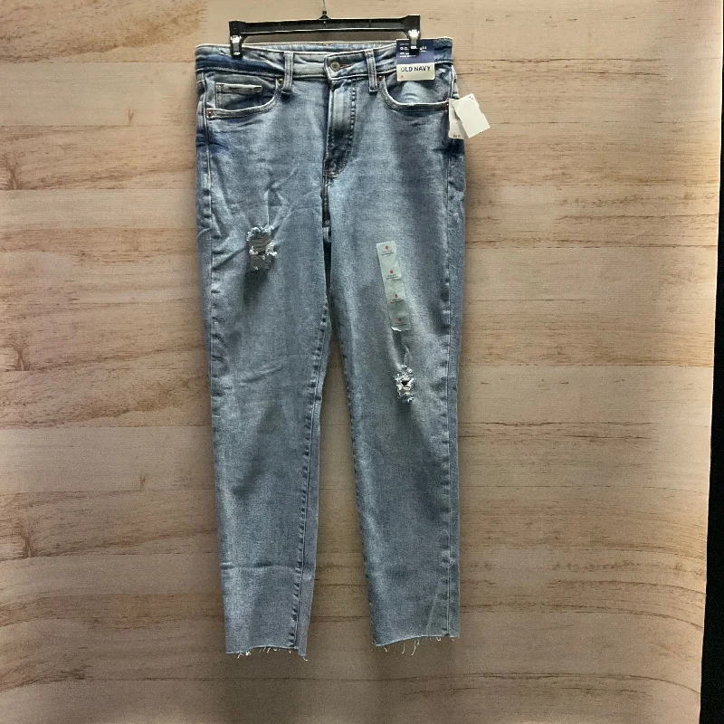 women's light denim jeansJeans Straight By Old Navy In Blue Denim, Size: 6