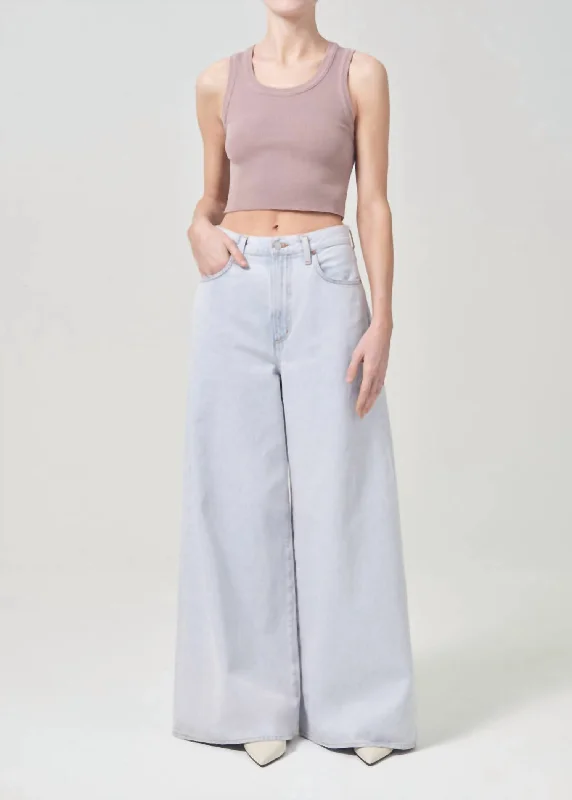 women's low-rise denim jeansNolan Wide Leg Jean In Balloon