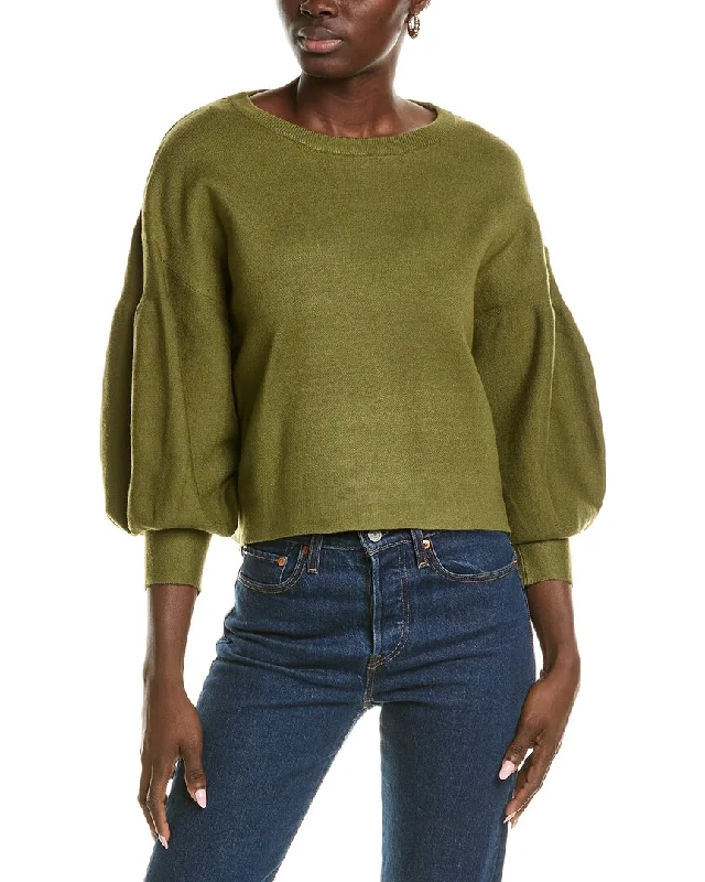 Colorful Casual SweatersOAT NEW YORK Balloon Sleeve Sweater