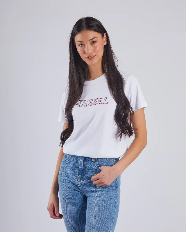 women's tops with bell sleevesAzzura Tee Dove White