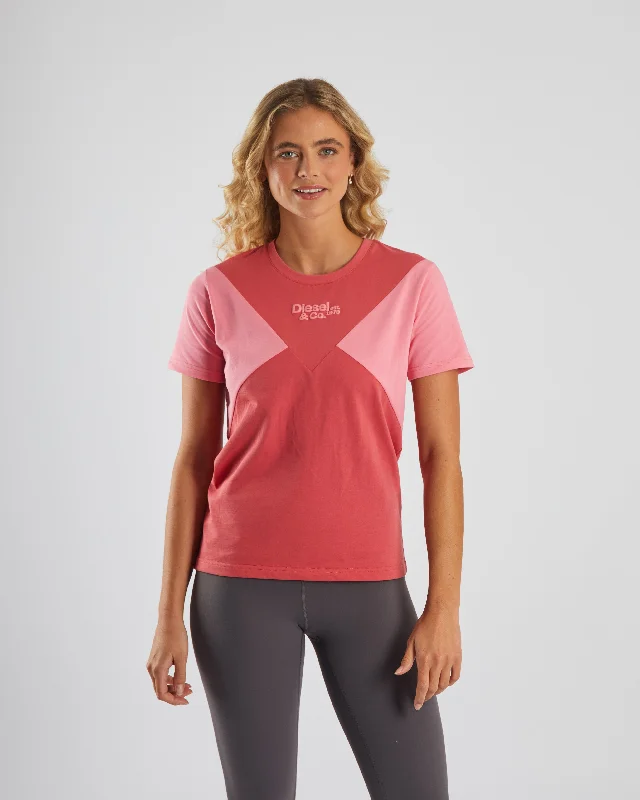 elegant women's topsPernilla Tee Raspberry Kiss Multi