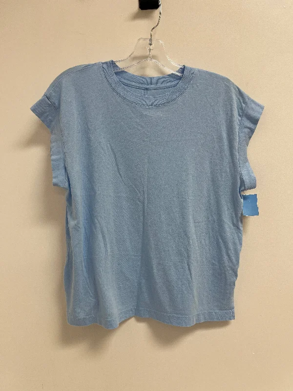 women's tops for those who believe in expressing their individuality through fashionTop Short Sleeve By A New Day In Blue, Size: S