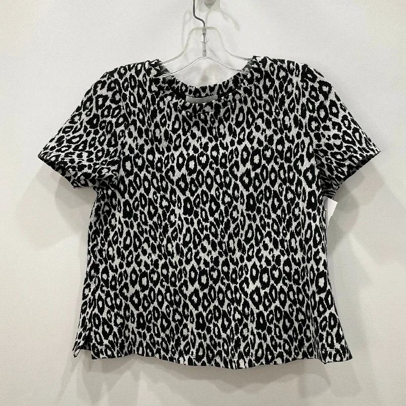 plus-size women's topsTop Short Sleeve By Eri + Ali In Black & White, Size: Xs