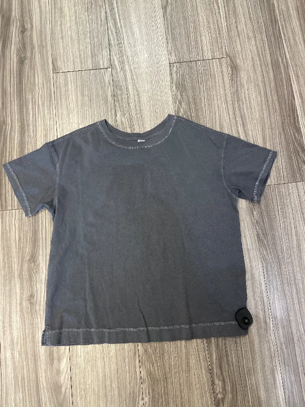 women's tops for those who want to create outfits that are both unique and memorableTop Short Sleeve By Old Navy In Grey, Size: M