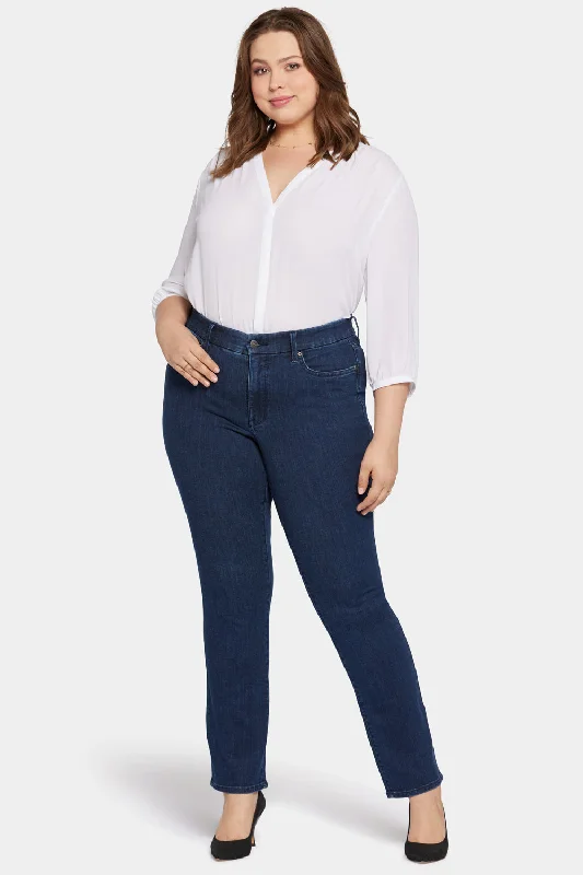 women's denim jeans for smart casualWaist-Match™ Marilyn Straight Jeans In Plus Size - Inspire