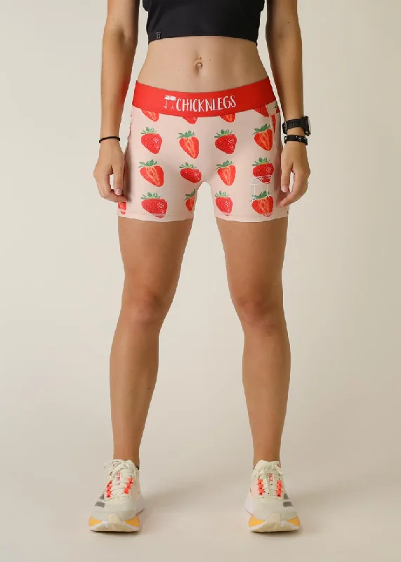 women's tops for everyday eleganceWomen's Strawberry Szn 3" Compression Shorts