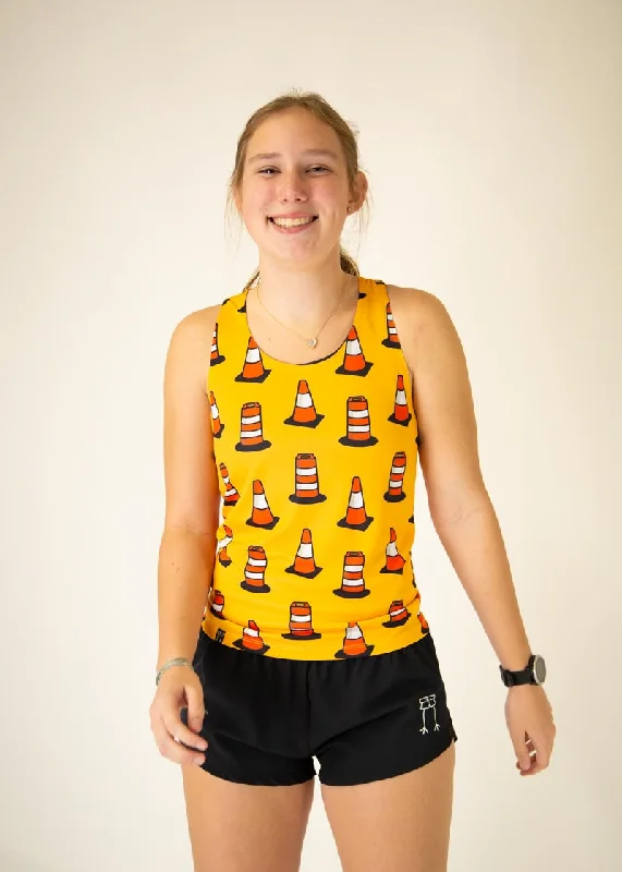 tank tops for womenWomen's Traffic Cones Performance Singlet